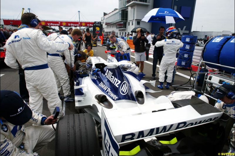 BMW-Williams, European GP, Sunday May 30th, 2004.