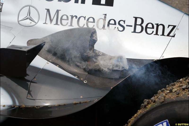 Mclaren-Mercedes, European GP, Sunday May 30th, 2004.