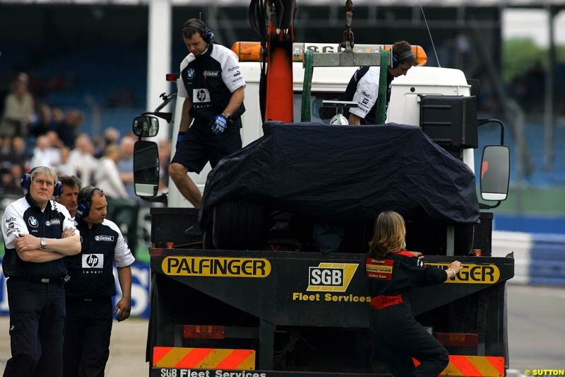 BMW-Williams, Silverstone Testing, Thursday June 3rd, 2004.