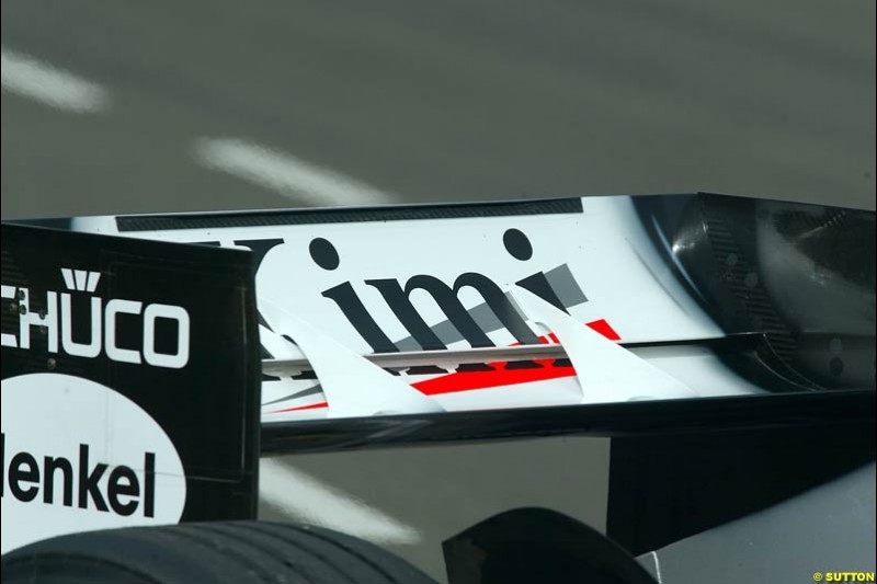 Kimi Raikkonen, Mclaren-Mercedes, Silverstone Testing, Tuesday June 2nd, 2004.