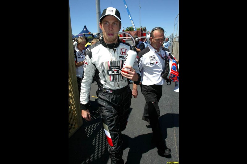 Jenson Button, BAR. The Canadian Grand Prix, Montreal, Canada. Saturday, June 13th, 2004.