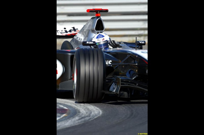 David Coulthard, McLaren. Qualifying for the Canadian Grand Prix. Montreal, Canada, 12 June 2004.