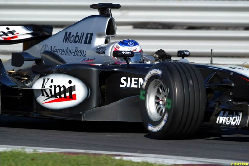 Kimi Raikkonen, McLaren. Qualifying for the Canadian Grand Prix. Montreal, Canada, 12 June 2004.