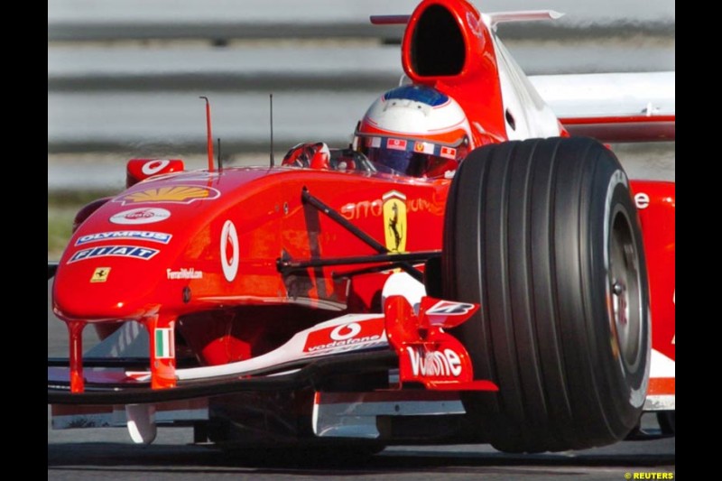 Rubens Barrichello, Ferrari. The Canadian Grand Prix. Montreal, Canada, 12 June 2004.