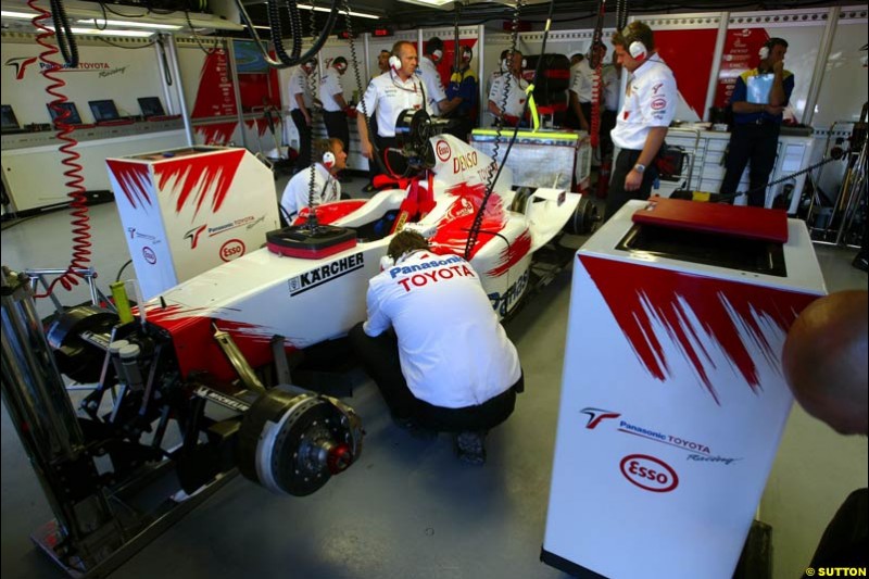 Toyota,  Canadian GP, Saturday June 12th, 2004.