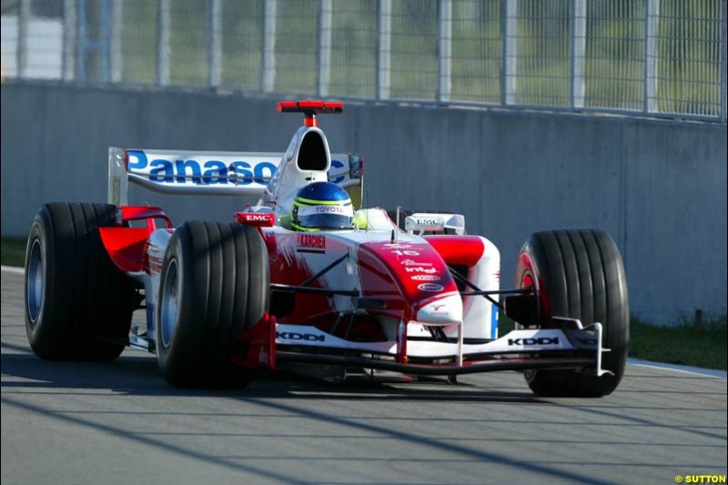 Cristiano da Matta, Toyota,  Canadian GP, Saturday June 12th, 2004.