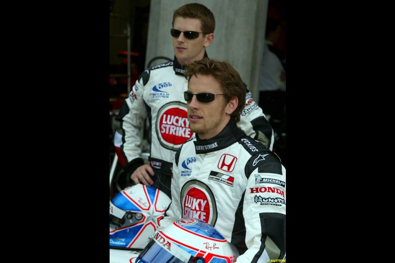 BAR sign deal with sunglass brand Ray Ban. United States GP, Indianapolis. June 17th, 2004.