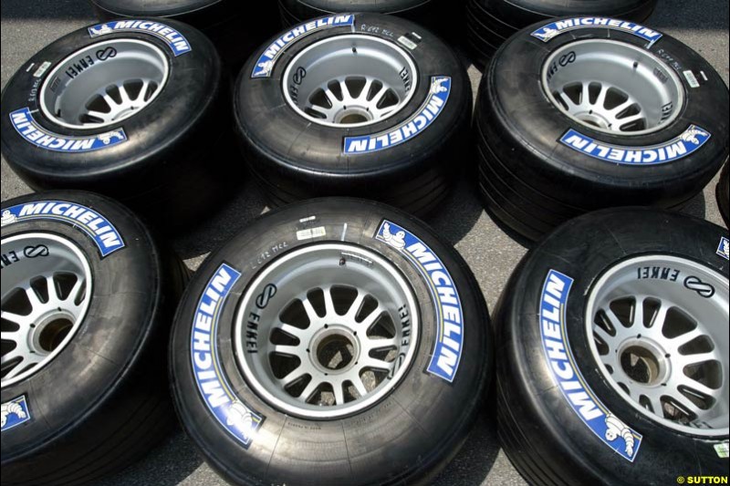 Michelin, United States GP, Thursday June 17th, 2004.