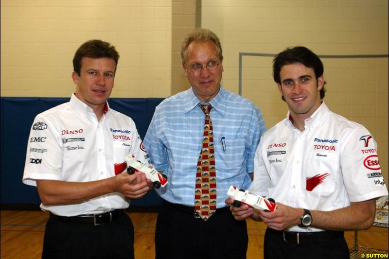 Olivier Panis and Ricardo Zonta, United States GP, Thursday June 17th, 2004.