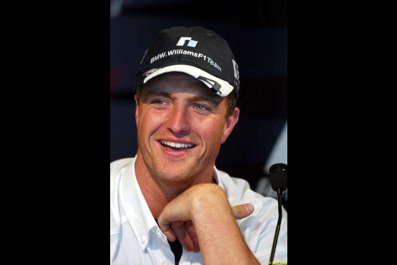 Ralf Schumacher, United States GP, Thursday June 17th, 2004.