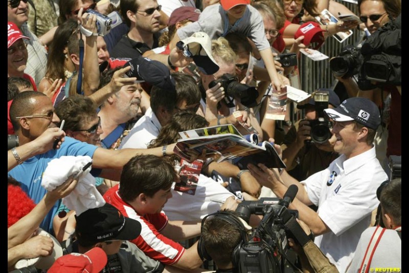 United States GP, Thursday June 17th, 2004.