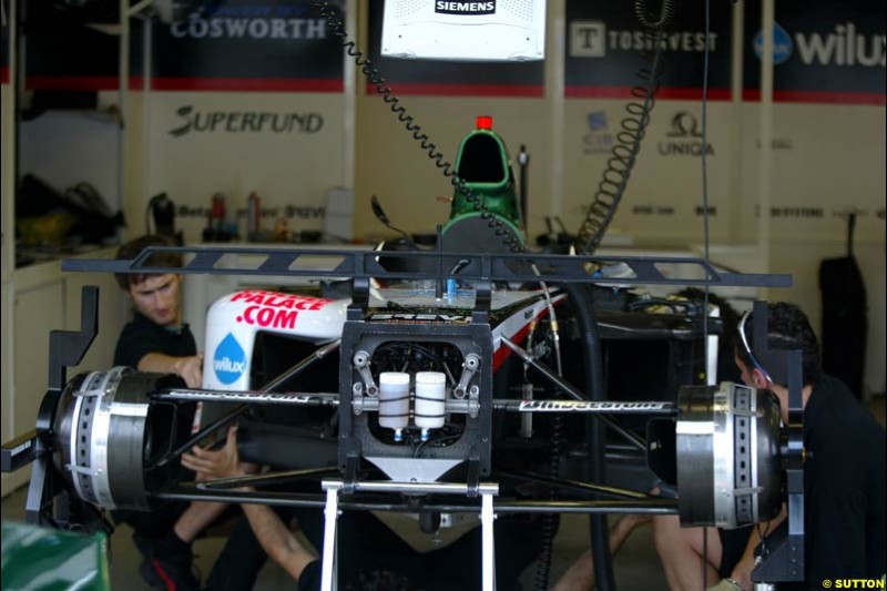 Minardi-Cosworth, United States GP, Thursday June 17th, 2004.
