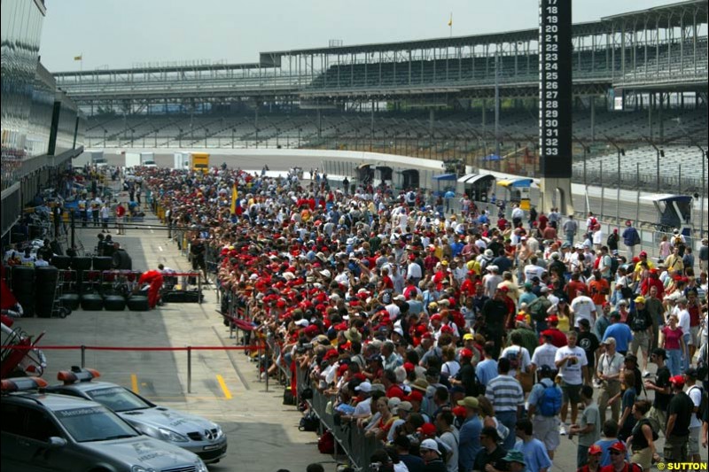 United States GP, Thursday June 17th, 2004.