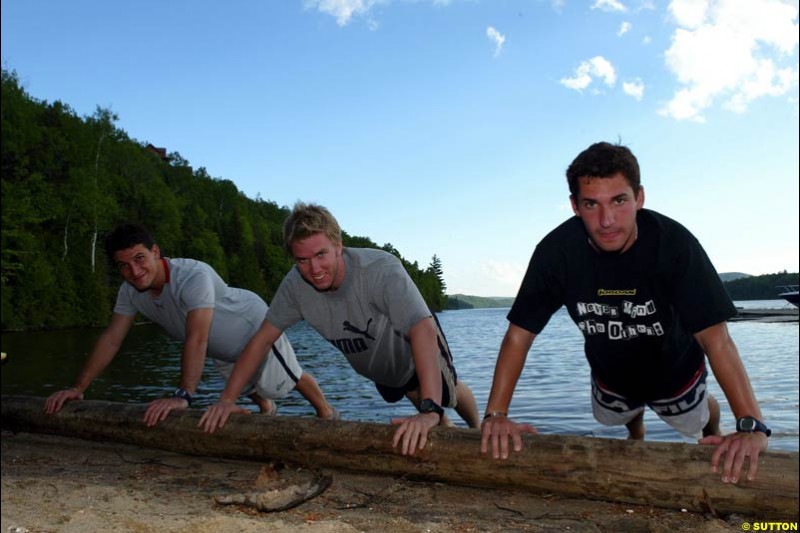 Jordan Driver Training and Relaxation, Hotel Sacacomie, Lake Sacacomie, Quebec, Canada, 14-16 June 2004.
