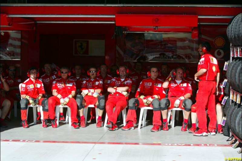 Ferrari, United States GP, Saturday June 19th, 2004.