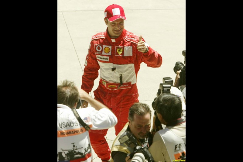 Rubens Barrichello, United States GP, Saturday June 19th, 2004.