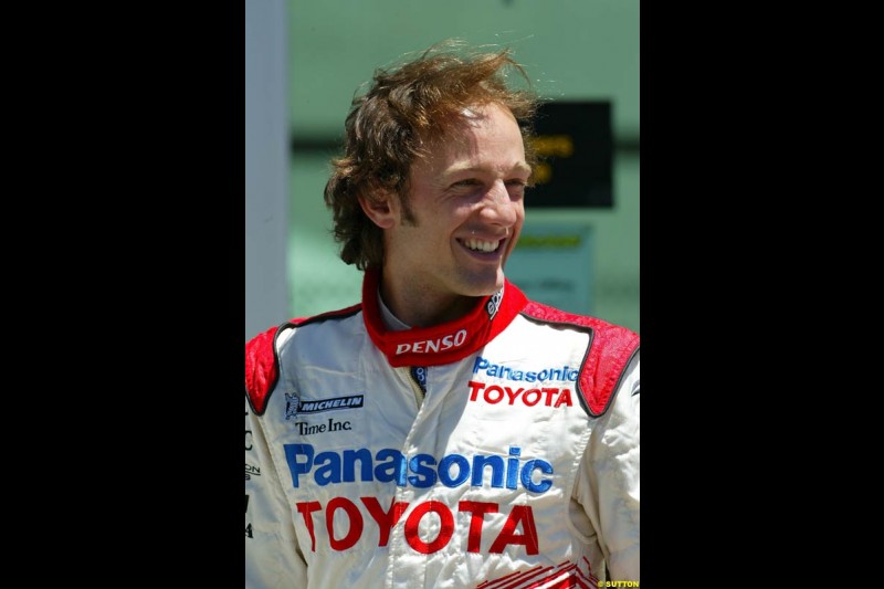 Cristiano da Matta, United States GP, Saturday June 19th, 2004.