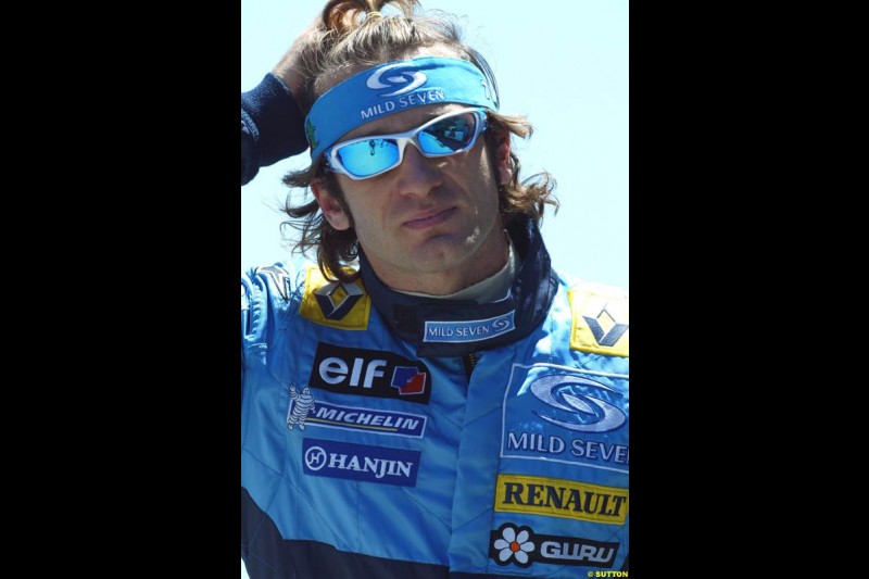 Jarno Trulli, United States GP, Saturday June 19th, 2004.