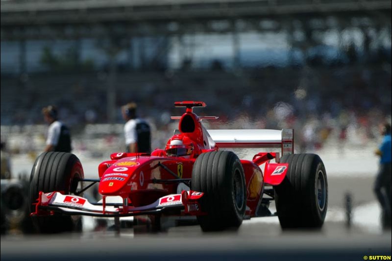  United States Grand Prix. Indianapolis, June 19th, 2004.