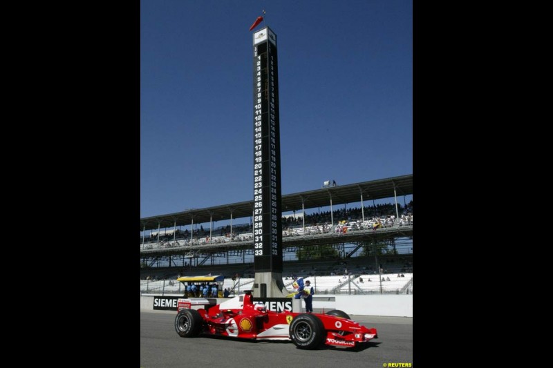  United States Grand Prix. Indianapolis, June 19th, 2004.