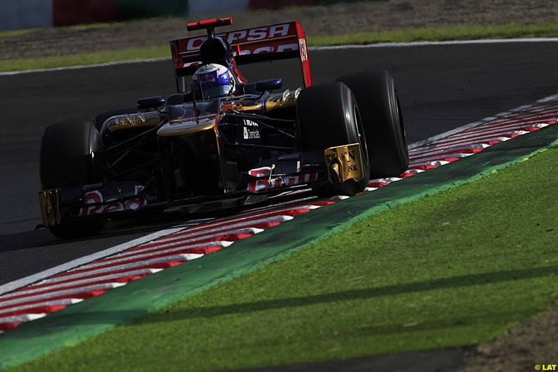 Daniel Ricciardo Toro Rosso STR7, Practice, Formula One World Championship, Round 15, Japanese Grand Prix, Suzuka Circuit, Mie Prefecture, Japan. Friday 5 October 2012.