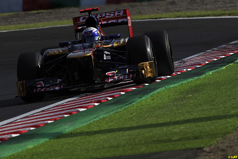 Daniel Ricciardo Toro Rosso STR7,  Practice, Formula One World Championship, Round 15, Japanese Grand Prix, Suzuka Circuit, Mie Prefecture, Japan. Friday 5 October 2012. 