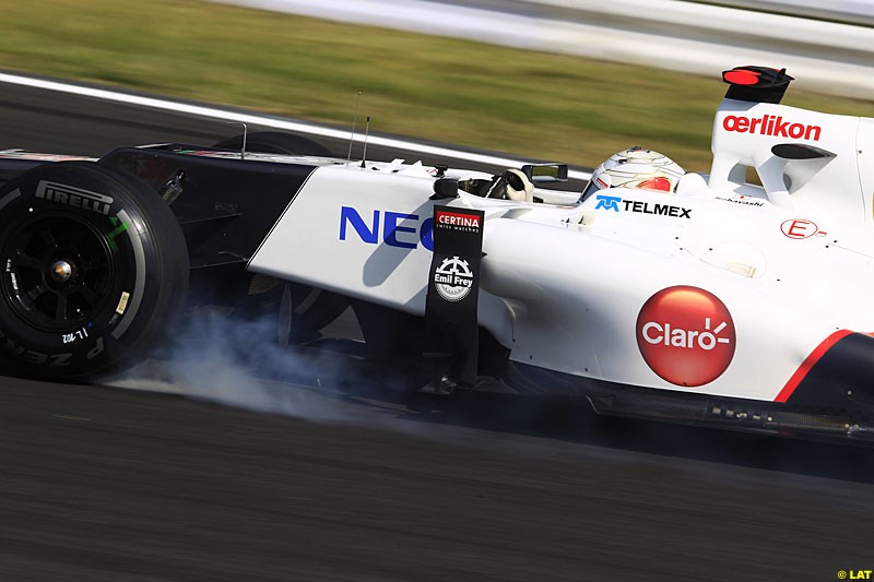 Kamui Kobayashi, Sauber C31,  Practice, Formula One World Championship, Round 15, Japanese Grand Prix, Suzuka Circuit, Mie Prefecture, Japan. Friday 5 October 2012. 