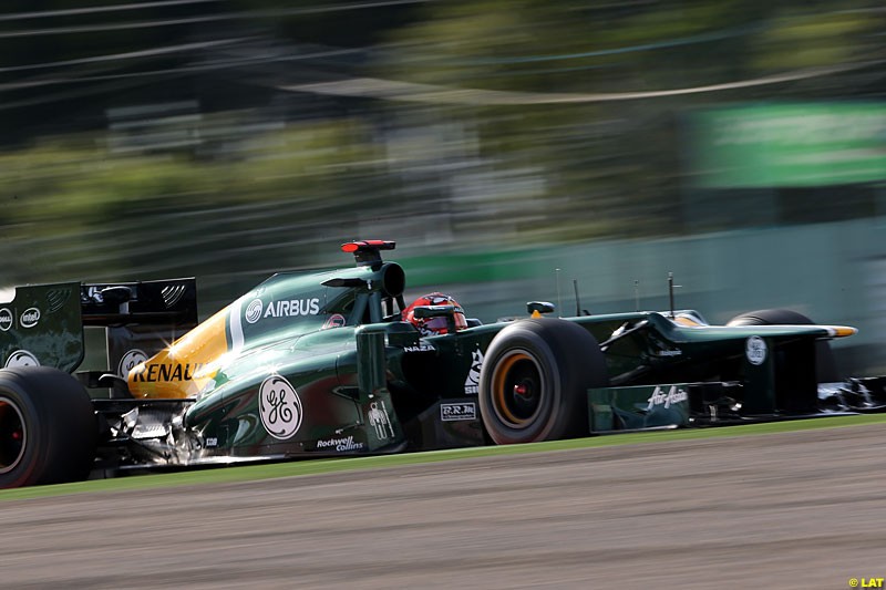 Heikki Kovalainen Caterham CT01, Practice, Formula One World Championship, Round 15, Japanese Grand Prix, Suzuka Circuit, Mie Prefecture, Japan. Friday 5 October 2012.