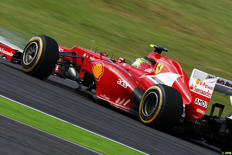 Felipe Massa, Ferrari F2012, Practice, Formula One World Championship, Round 15, Japanese Grand Prix, Suzuka Circuit, Mie Prefecture, Japan. Friday 5 October 2012. 