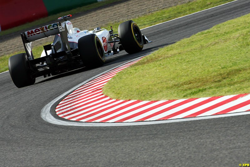 Sergio Perez, Sauber C31, Practice, Formula One World Championship, Round 15, Japanese Grand Prix, Suzuka Circuit, Mie Prefecture, Japan. Friday 5 October 2012.