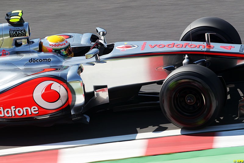 Lewis Hamilton, McLaren MP4-27, Practice, Formula One World Championship, Round 15, Japanese Grand Prix, Suzuka Circuit, Mie Prefecture, Japan. Friday 5 October 2012.