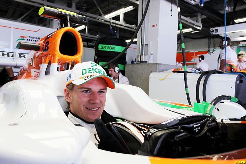 Nico Hulkenberg, Force India F1, Practice, Formula One World Championship, Round 15, Japanese Grand Prix, Suzuka Circuit, Mie Prefecture, Japan. Friday 5 October 2012.