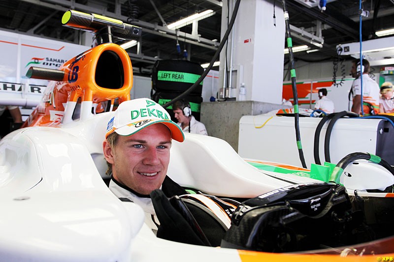 Nico Hulkenberg, Force India F1,  Practice, Formula One World Championship, Round 15, Japanese Grand Prix, Suzuka Circuit, Mie Prefecture, Japan. Friday 5 October 2012. 