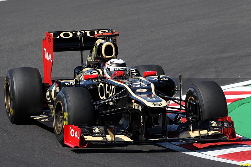 Kimi Raikkonen, Lotus E20,   Practice, Formula One World Championship, Round 15, Japanese Grand Prix, Suzuka Circuit, Mie Prefecture, Japan. Friday 5 October 2012. 