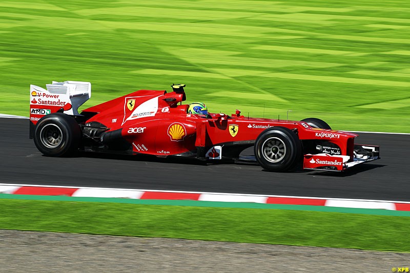 Felipe Massa, Ferrari F2012,  Practice, Formula One World Championship, Round 15, Japanese Grand Prix, Suzuka Circuit, Mie Prefecture, Japan. Friday 5 October 2012. 