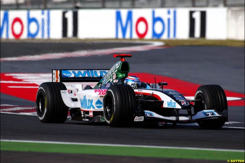 Minardi. Saturday practice and qualifying for the French Grand Prix. Magny Cours, France. July 3rd 2004.