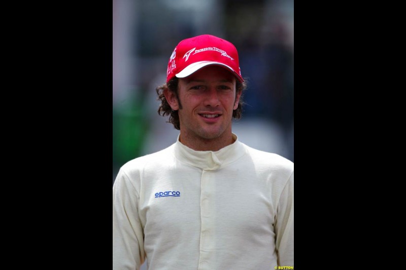 Cristiano da Matta. Saturday practice and qualifying for the French Grand Prix. Magny Cours, France. July 3rd 2004.