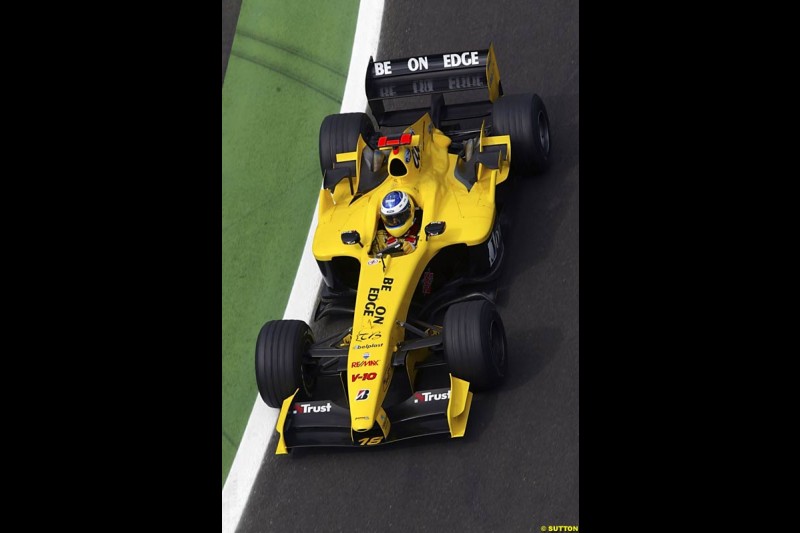 Saturday practice and qualifying for the French Grand Prix. Magny Cours, France. July 3rd 2004.