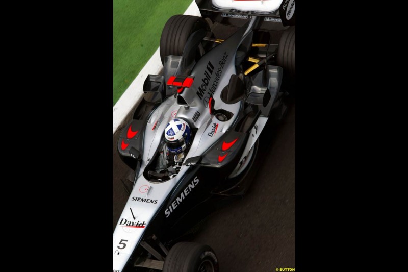 Saturday practice and qualifying for the French Grand Prix. Magny Cours, France. July 3rd 2004.