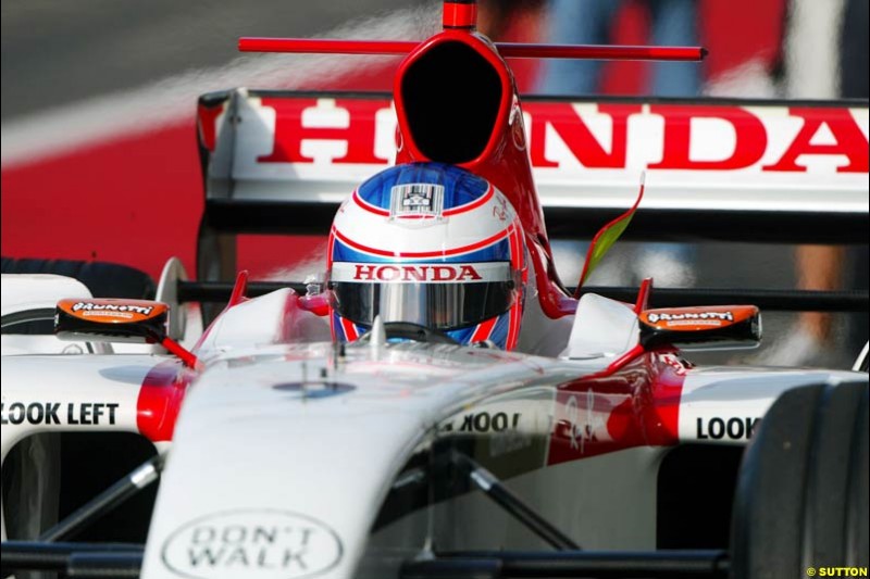 Saturday practice and qualifying for the French Grand Prix. Magny Cours, France. July 3rd 2004.
