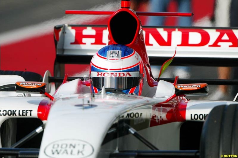  Saturday practice and qualifying for the French Grand Prix. Magny Cours, France. July 3rd 2004.