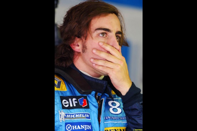 Saturday practice and qualifying for the French Grand Prix. Magny Cours, France. July 3rd 2004.