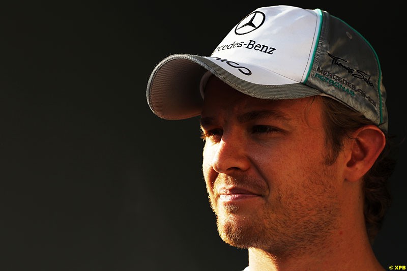 Nico Rosberg, Mercedes, Formula One World Championship, Round 18, Abu Dhabi Grand Prix, Yas Marina Circuit, United Arab Emirates. Thursday 1 November 2012.