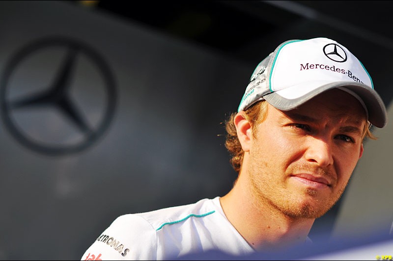 Nico Rosberg, Mercedes, Formula One World Championship, Round 18, Abu Dhabi Grand Prix, Yas Marina Circuit, United Arab Emirates. Thursday 1 November 2012.