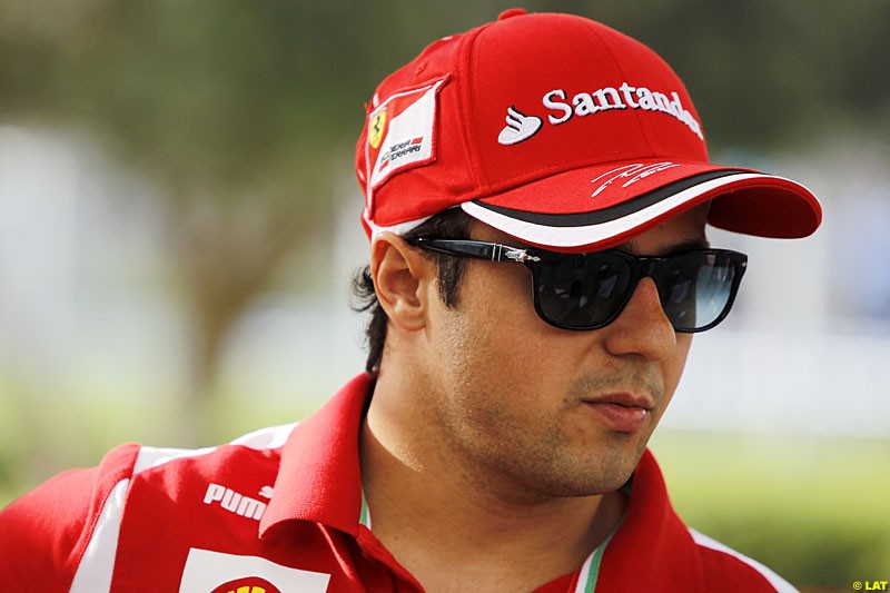 Felipe Massa, Ferrari,  Formula One World Championship, Round 18, Abu Dhabi Grand Prix, Yas Marina Circuit, United Arab Emirates. Thursday 1 November 2012. 