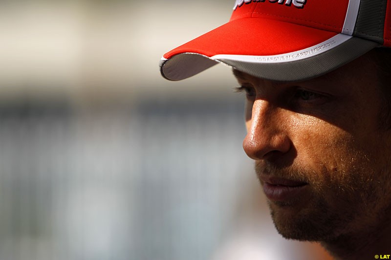 Jenson Button, McLaren,  Formula One World Championship, Round 18, Abu Dhabi Grand Prix, Yas Marina Circuit, United Arab Emirates. Thursday 1 November 2012. 