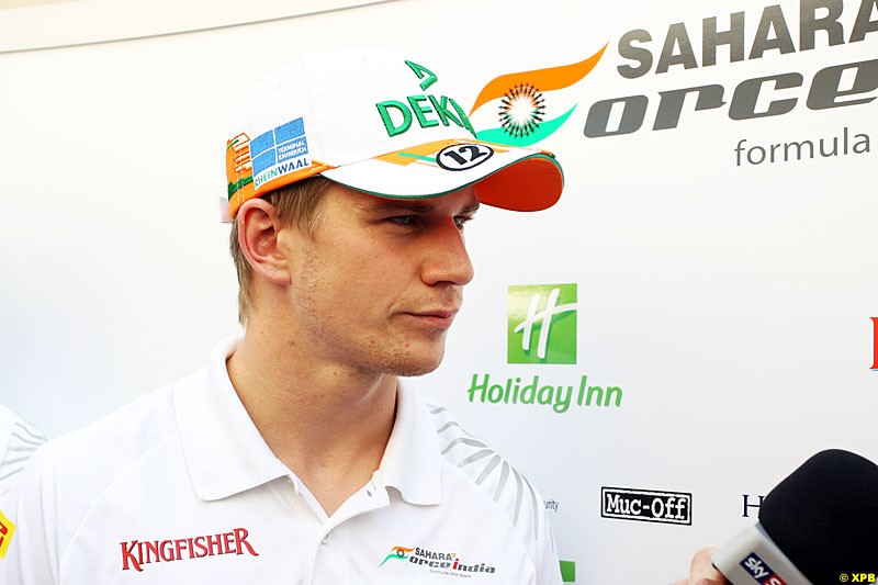 Nico Hulkenberg, Force India F1,  Formula One World Championship, Round 18, Abu Dhabi Grand Prix, Yas Marina Circuit, United Arab Emirates. Thursday 1 November 2012. 