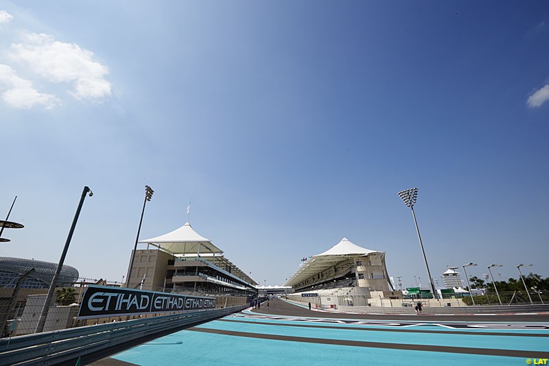 Circuit detail,  Formula One World Championship, Round 18, Abu Dhabi Grand Prix, Yas Marina Circuit, United Arab Emirates. Thursday 1 November 2012. 