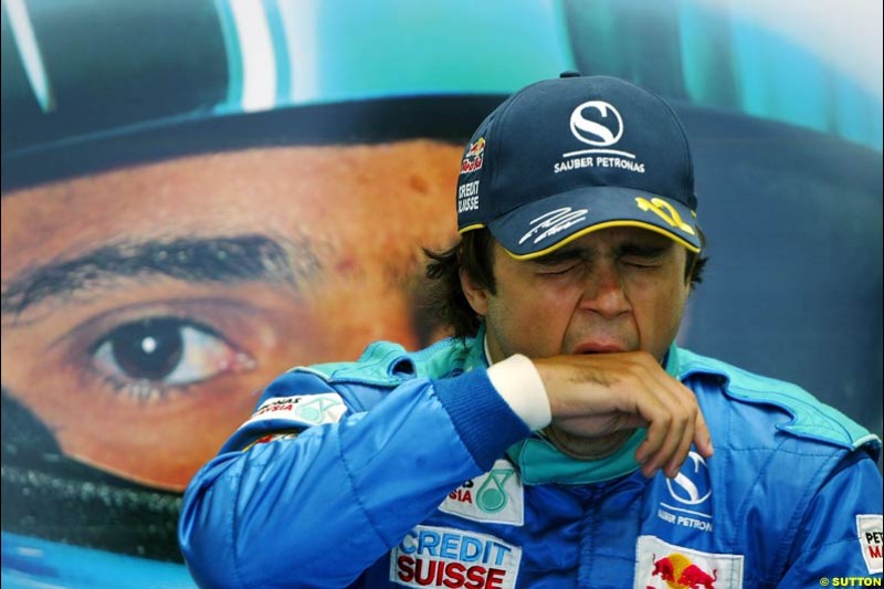 Felipe Massa, British GP, Friday July 9th, 2004.