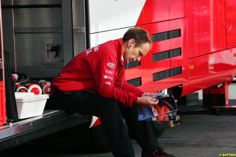 Toyota, British GP, Friday July 9th, 2004.